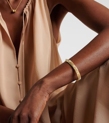 Bracelet Bvlgari Tubogas en or 18 ct et diamants | Bvlgari