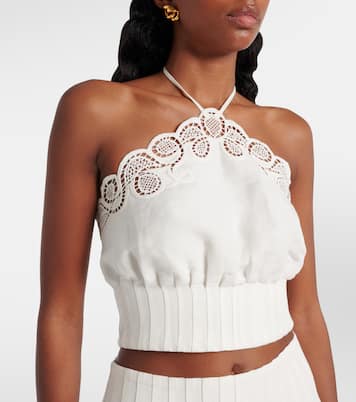 Top cropped Mellie in misto lino | Simkhai
