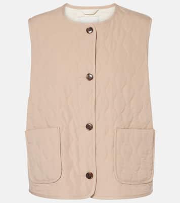 Karla quilted twill vest | Varley