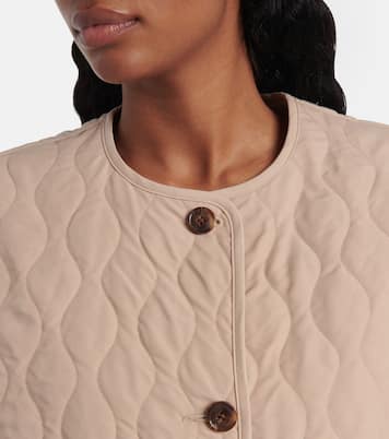 Karla quilted twill vest | Varley