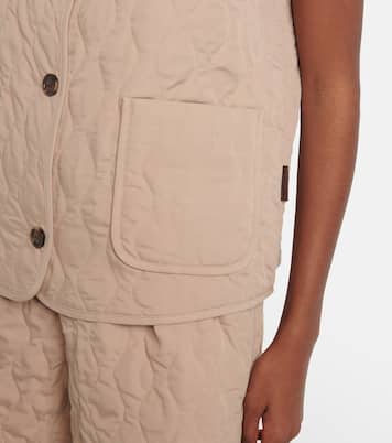 Karla quilted twill vest | Varley