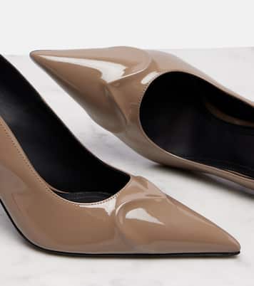 Le Cœur 3D 90 patent leather pumps | Alaïa