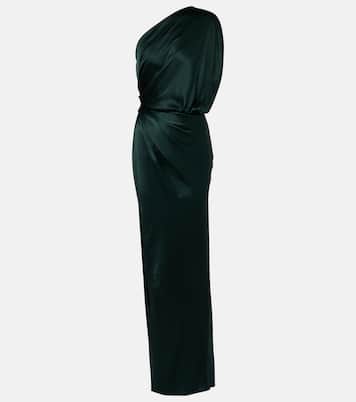 Draped silk satin gown | The Sei
