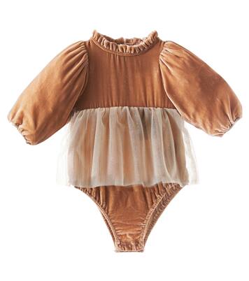 Body Nyssa aus Samt und Tüll | Bebe Organic