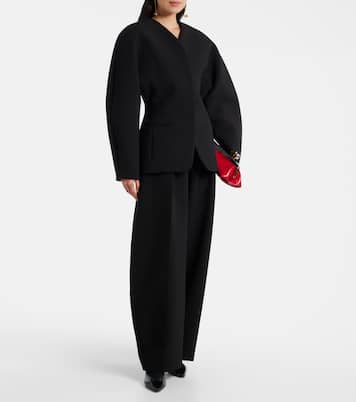 Tourni leather and suede ankle boots | Jacquemus