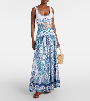 Isnik Lullaby cotton jersey maxi dress | Camilla