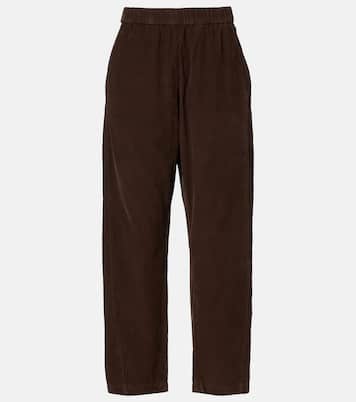 Laney cotton straight pants | Velvet