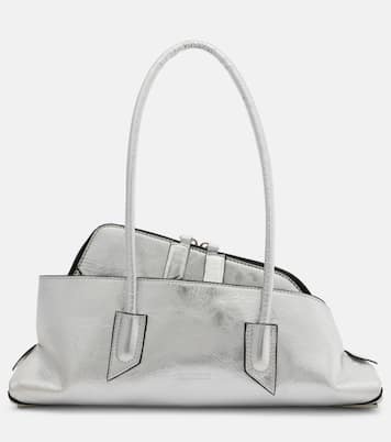 La Passeggiata Small leather tote bag | The Attico