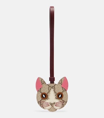 GG Canvas leather bag charm | Gucci