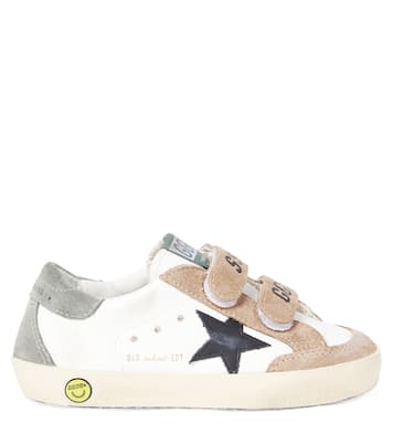 Old School leather sneakers | Golden Goose Kids