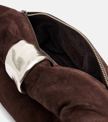 Cuff suede clutch | Staud