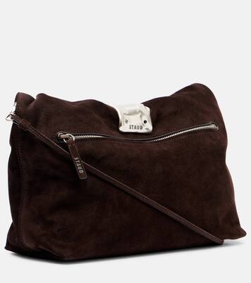 Cuff suede clutch | Staud