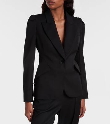 单排扣羊毛夹克 | McQueen