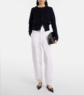 Cotton poplin tapered pants | Victoria Beckham