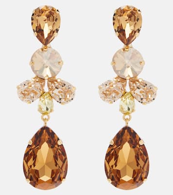 Jillian gold-plated drop earrings | Jennifer Behr