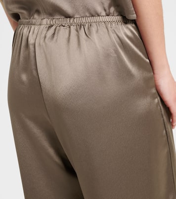 Pantalones anchos Barb de satén | Leset