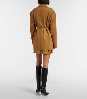 Pleated miniskirt | Norma Kamali