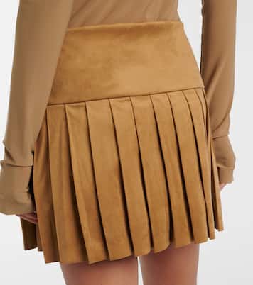 Pleated miniskirt | Norma Kamali