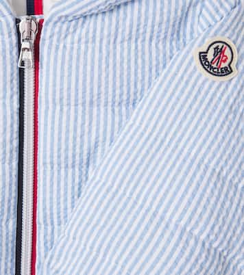 Baby striped down jacket | Moncler Enfant