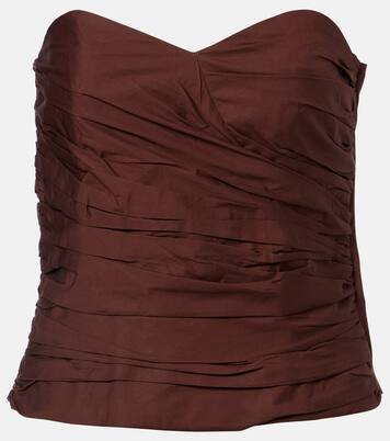 Strapless cotton top | Adriana Degreas