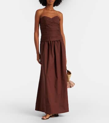 Strapless cotton top | Adriana Degreas