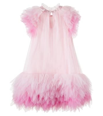 Verziertes Kleid Ocean Ember aus Tüll | Tutu Du Monde