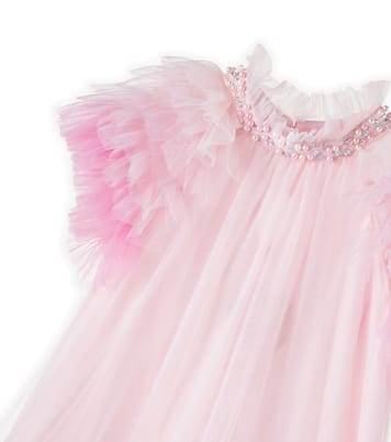 Verziertes Kleid Ocean Ember aus Tüll | Tutu Du Monde