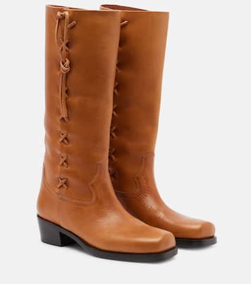 Roxanne leather knee-high boots | Paris Texas