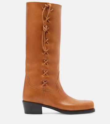 Roxanne leather knee-high boots | Paris Texas