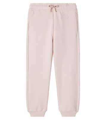 Logo cotton sweatpants | Chloé Kids