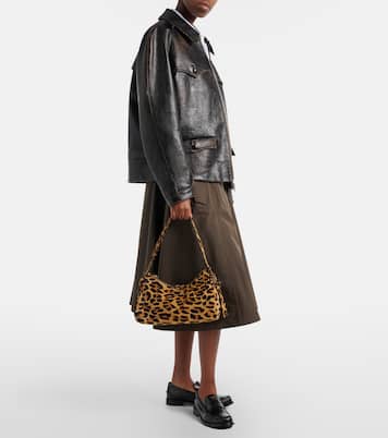 Prada Aimèe Medium calf hair shoulder bag | Prada