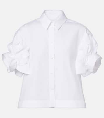 Puff-sleeve cotton shirt | Simone Rocha