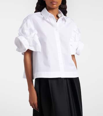 Puff-sleeve cotton shirt | Simone Rocha