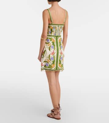 Printed linen minidress | Farm Rio