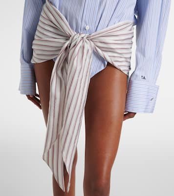 Striped cotton shirt dress | The Attico