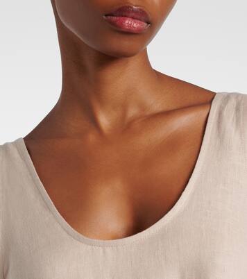 Capri 리넨 맥시 드레스 | Asceno