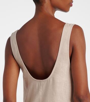 Capri 리넨 맥시 드레스 | Asceno