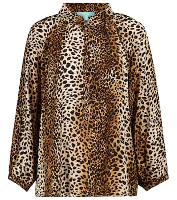 Lauri cheetah-print blouse | Melissa Odabash