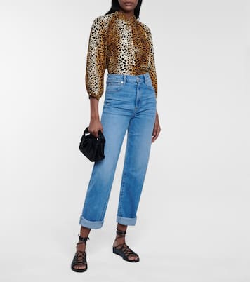 Lauri cheetah-print blouse | Melissa Odabash