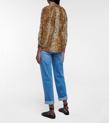 Lauri cheetah-print blouse | Melissa Odabash