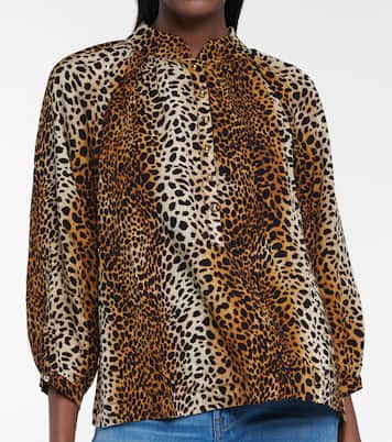 Lauri cheetah-print blouse | Melissa Odabash