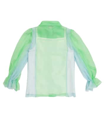 Camicia in chiffon di seta | Dolce&Gabbana Kids
