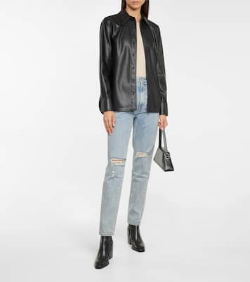 Beatnik high-rise distressed jeans | Slvrlake