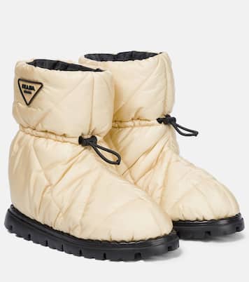 Stivaletti doposcì in nylon trapuntato | Prada