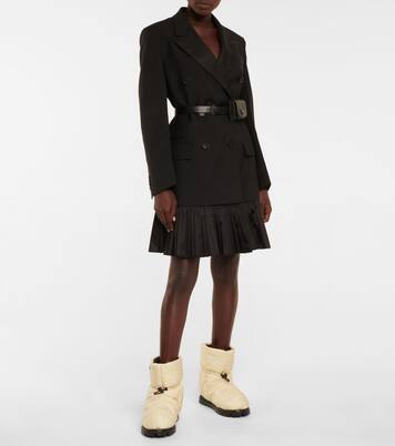 Stivaletti doposcì in nylon trapuntato | Prada