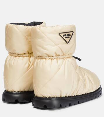 Stivaletti doposcì in nylon trapuntato | Prada