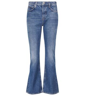 Jeans flared cropped a vita media | Toteme