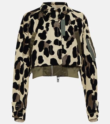 Chaqueta con estampado animal | Sacai