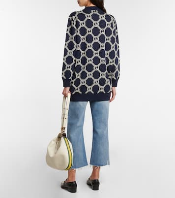 GG reversible wool-blend cardigan | Gucci