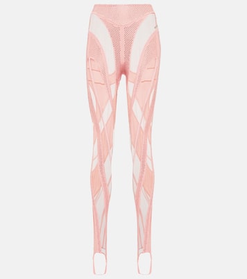 Leggings de paneles con fuseau | Mugler